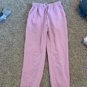 Pink Shein size small sweats